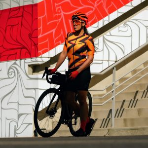 Femme maillot de vélo manches courtes OZIO