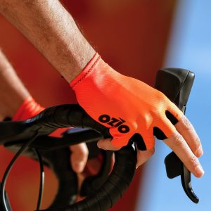 Mitaines de vélo oranges OZIO