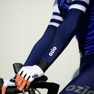 Manchettes de vélo bleu navy OZIO