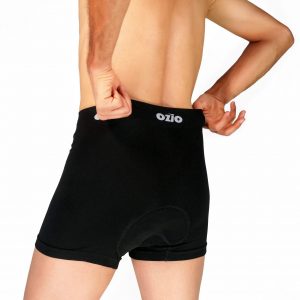 boxer pour cycliste vue de dos