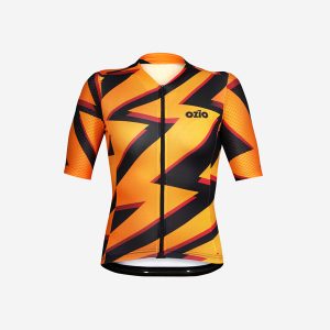 maillot de vélo été femme orange