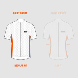 La coupe de ce maillot est une coupe droite