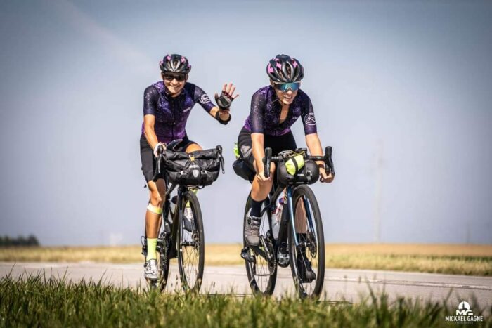 Aline Cl&eacute;ment et Isabelle Barthe Franquin - Tour de France - Ozio
