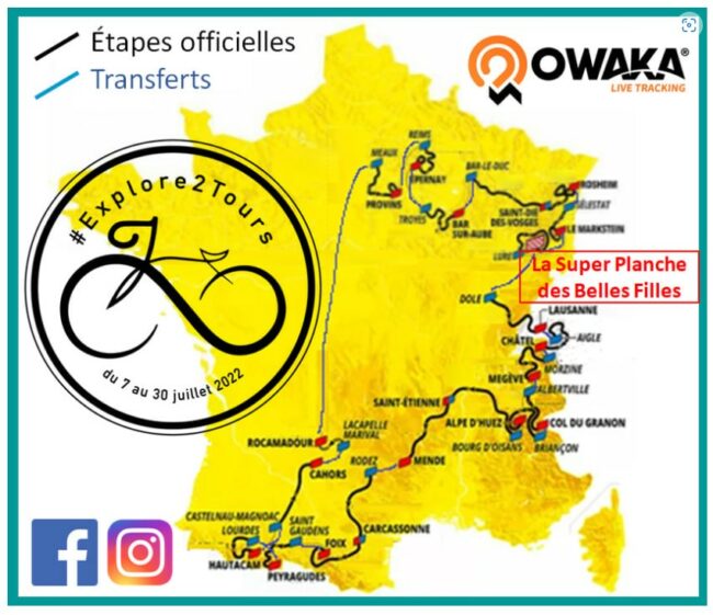 Carte Tour de France - ozio