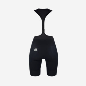 Cuissard vélo femme à poches et avec bretelles amovibles