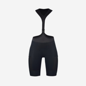 Cuissard vélo femme à poches et avec bretelles amovibles