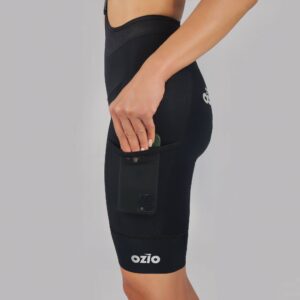 Cuissard vélo femme à poches et à bretelles détachables