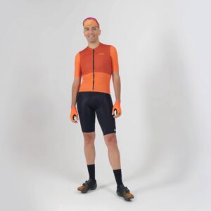 Maillot vélo homme ALLROAD orange