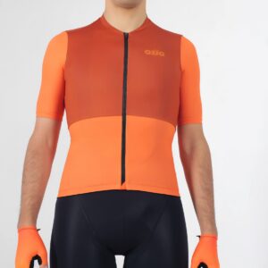 Maillot vélo homme ALLROAD orange