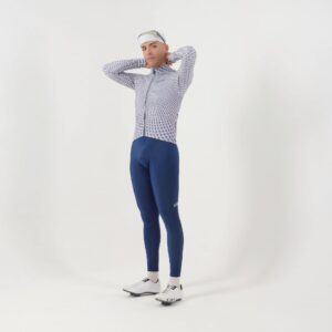 Collant vélo hiver TEAM bleu marine