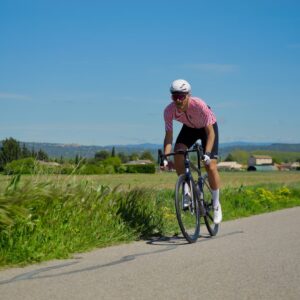 Maillot vélo été rouge RELIEF